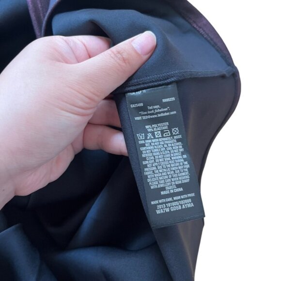 Ted Baker Embellished Neck Skate Dress Size 2 New with tags - Picture 5 of 10